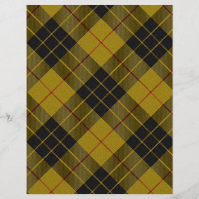 MacLeod tartan yellow black plaid (Front)