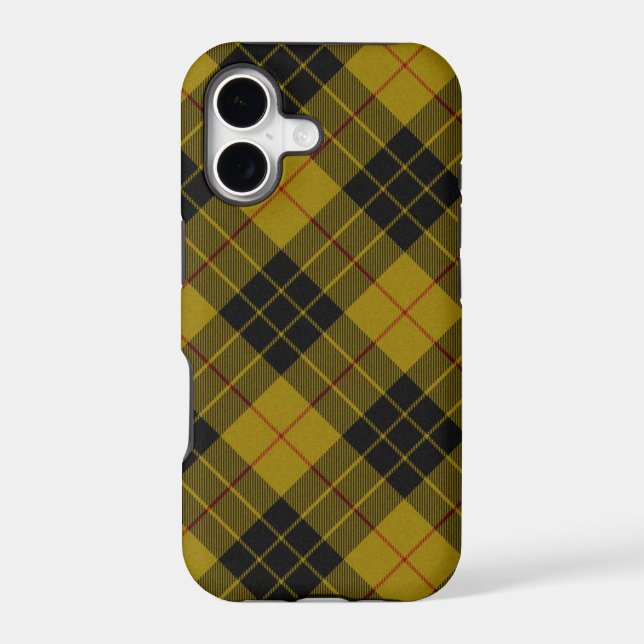 MacLeod tartan yellow black plaid (Back)
