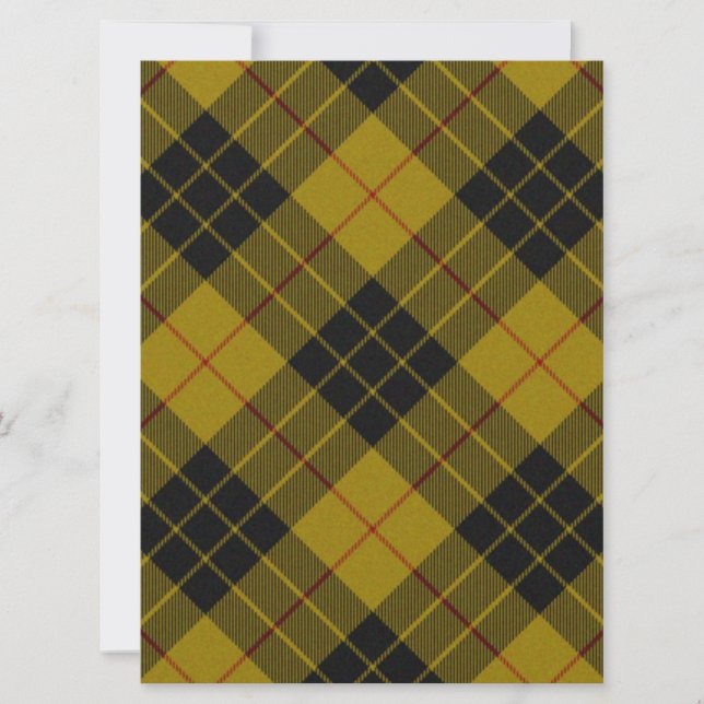 MacLeod tartan yellow black plaid (Front)