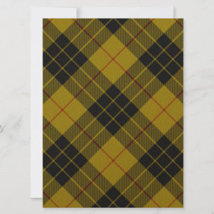 MacLeod tartan yellow black plaid