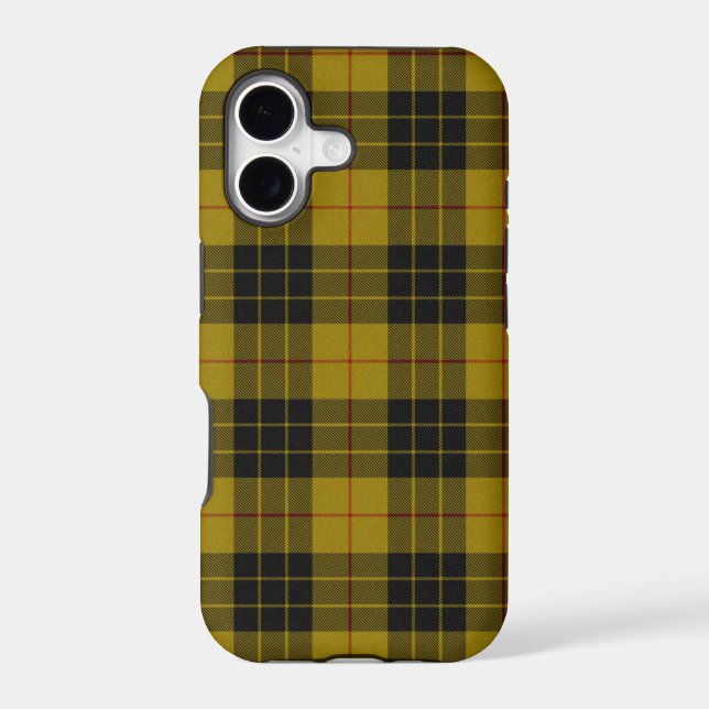MacLeod tartan yellow black plaid (Back)