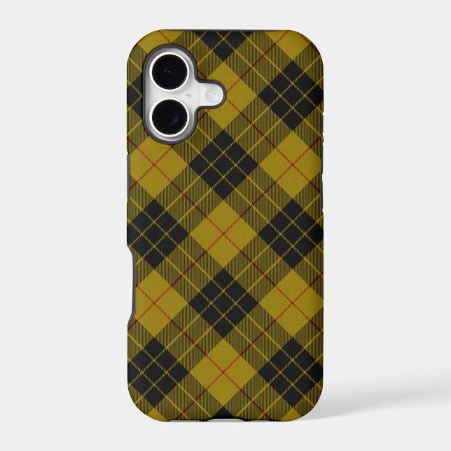MacLeod tartan yellow black plaid (Back)