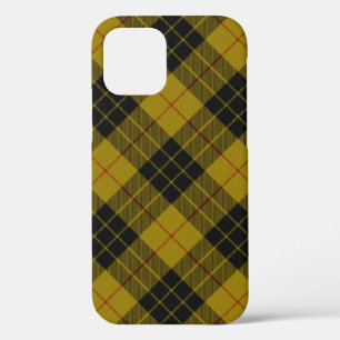 MacLeod tartan yellow black plaid iPhone 12 Pro Case