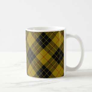 MacLeod tartan yellow black plaid Coffee Mug