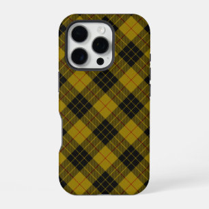 MacLeod tartan yellow black plaid iPhone 16 Pro Case