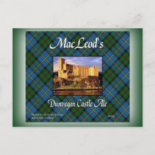 MacLeod's Dunvegan Castle Ale Postcard