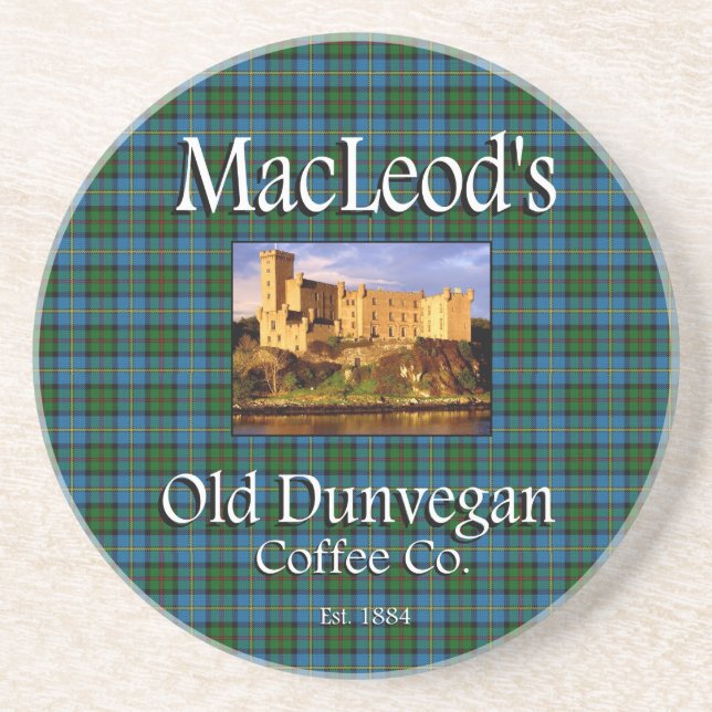 MacLeod's Old Dunvegan Coffee Co. Coaster (Front)
