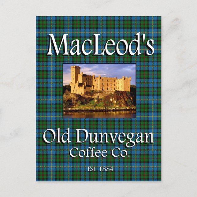 MacLeod's Old Dunvegan Coffee Co. Postcard (Front)