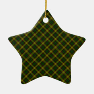 MacMillan Clan Tartan Scottish Designed Print Ceramic Tree Decoration