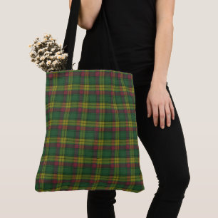 MacMillan Old Ancient Scottish Clan Tartan Tote Bag