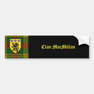 MacMillan Tartan Coat of Arms Bumper Sticker