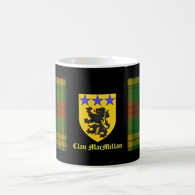 MacMillan Tartan Coat of Arms Coffee Mug (Center)
