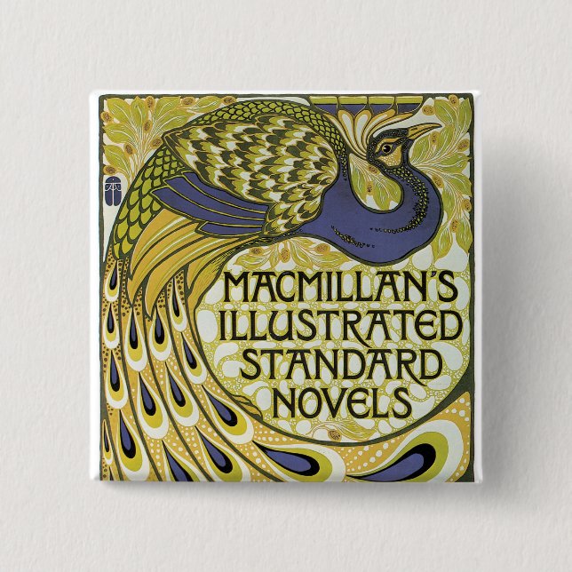 MacMillan's Peacock Edition 15 Cm Square Badge (Front)
