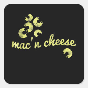 Macn Cheese  - Fun Chef Humour Square Sticker