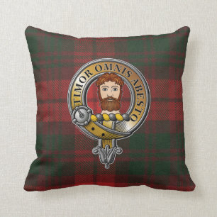 MacNab Tartan & Badge Cushion