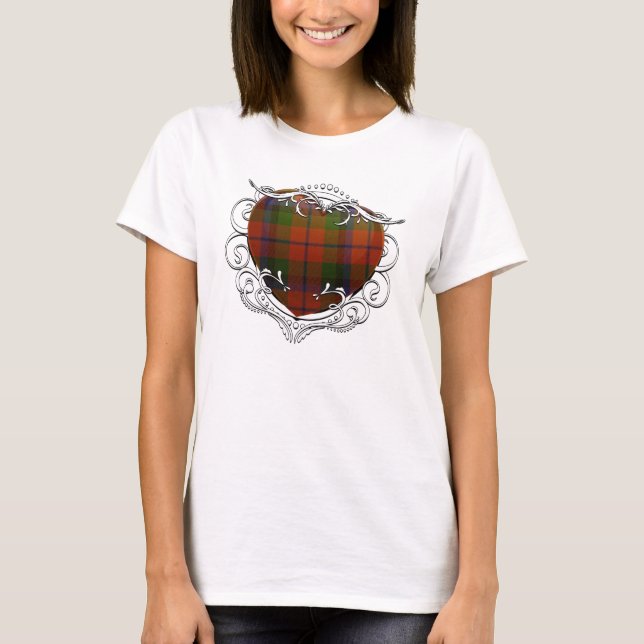 MacNaughton Tartan Heart T-Shirt (Front)