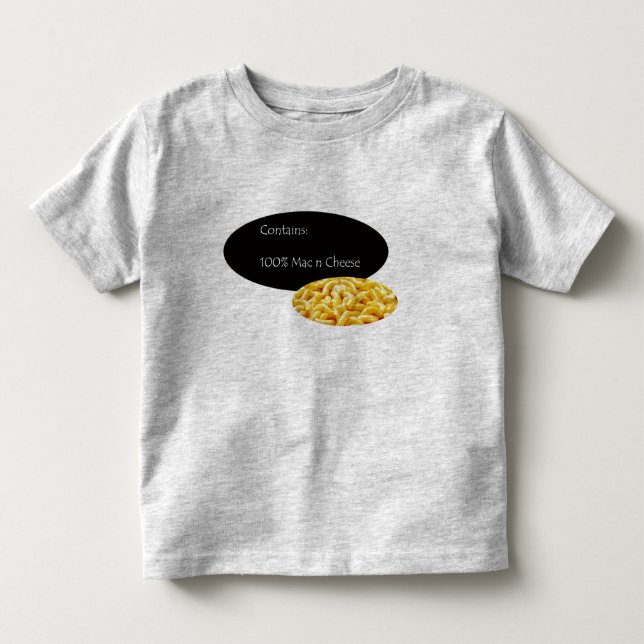 macncheese toddler T-Shirt (Front)