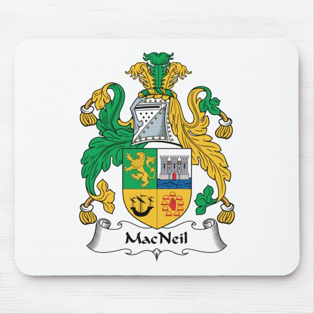 MacNeil Family Crest Mouse Mat (Front)
