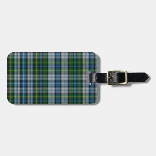 MacNeil / McNeil Clan Dress Tartan Luggage Tag (Front Horizontal)