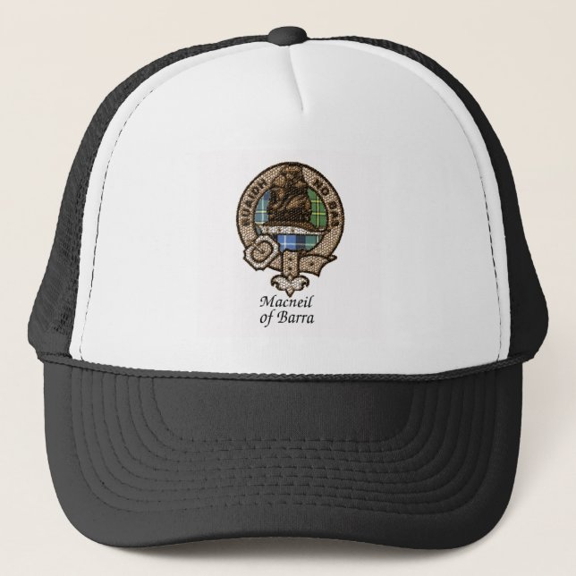 Macneil Of Barra Clan Crest Trucker Hat (Front)