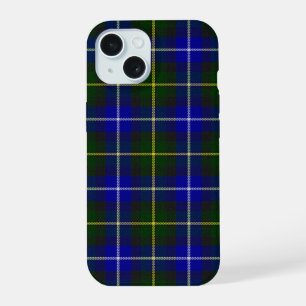 Macneil of Barra tartan blue green plaid iPhone 15 Case