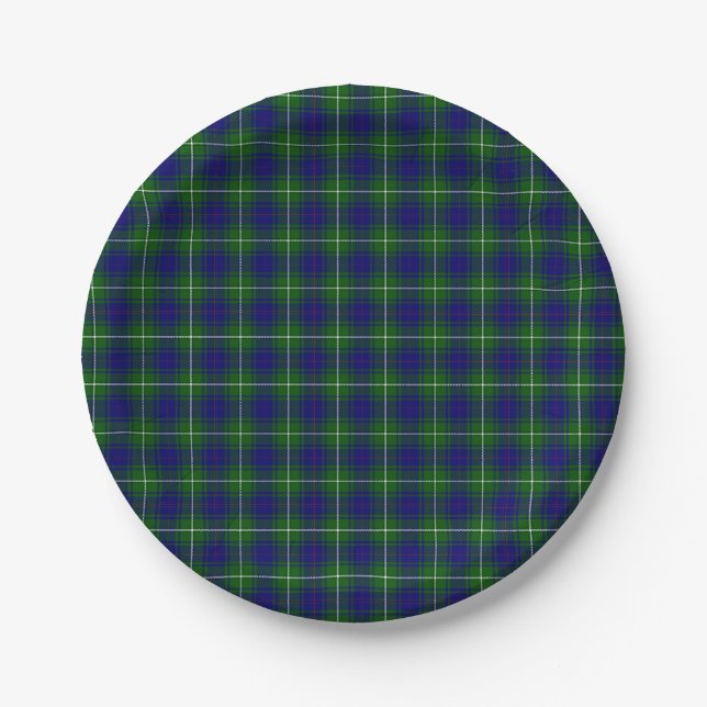 MacNeil Tartan Paper Plate (Front)