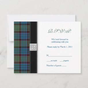 MacNicol Hunting Tartan Celtic Response Card