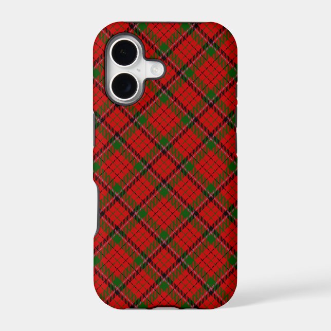 MacNicol tartan red green plaid (Back)