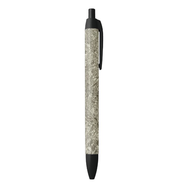 Macon Black Ink Pen (Bottom (Vertical))