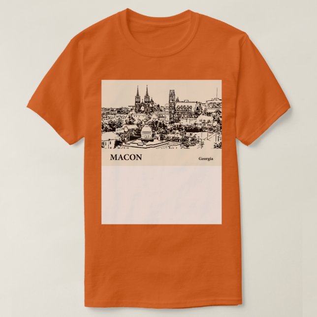 Macon Georgia TShirt 1 (Design Front)