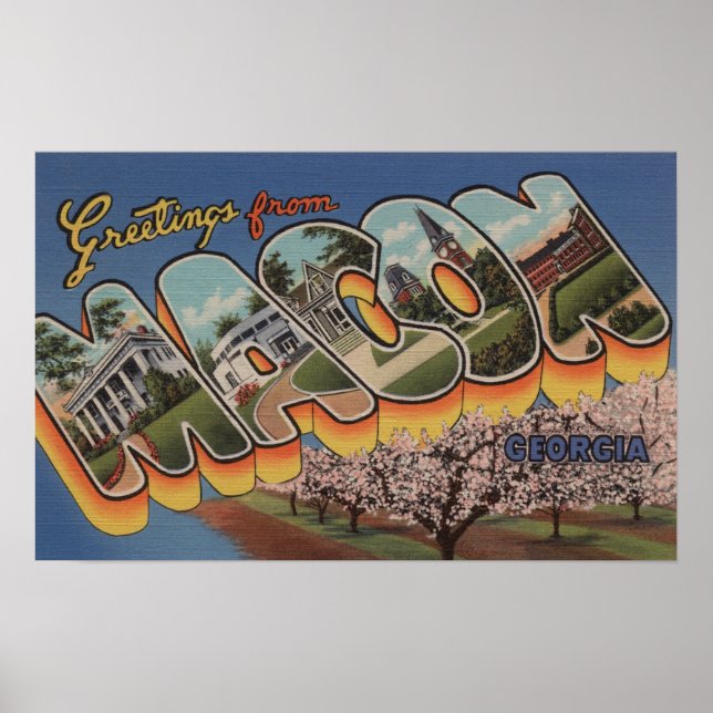 Macon, GeorgiaLarge Letter ScenesMacon, GA Poster (Front)