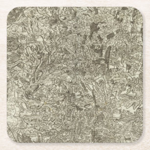 Macon Square Paper Coaster