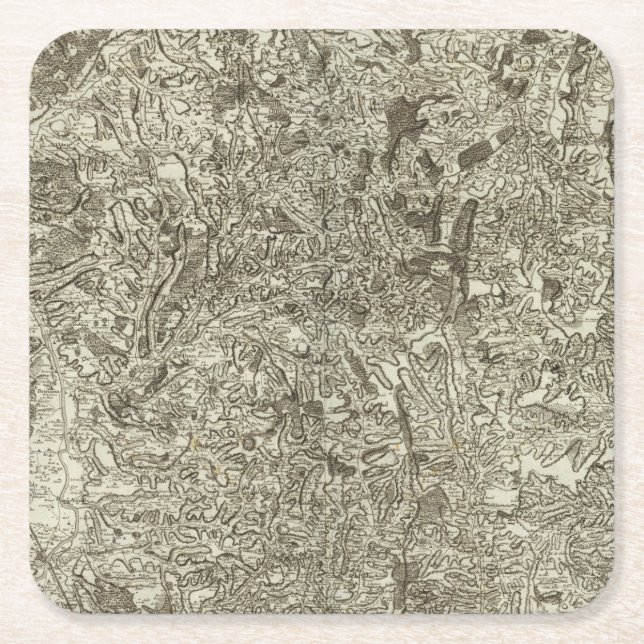 Macon Square Paper Coaster (Front)