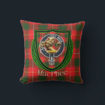 MacPhee Scottish Clan Tartan & Crest Cushion<br><div class="desc">Celebrate your Scottish heritage with a beautifully designed MacPhee Clan pillow. Featuring the striking tartan and proud clan Strap & Buckle crest*, this decorative cushion is perfect for adding a touch of Scotland to your home. Whether displayed in a living room, bedroom, or office, it’s a cosy and meaningful way...</div>