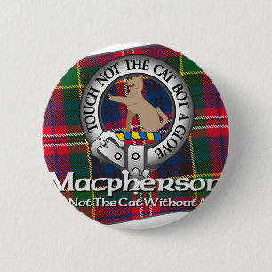 Macpherson Clan 6 Cm Round Badge