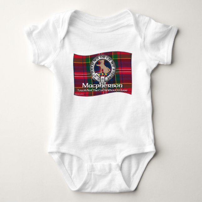 Macpherson Clan Apparel Baby Bodysuit (Front)