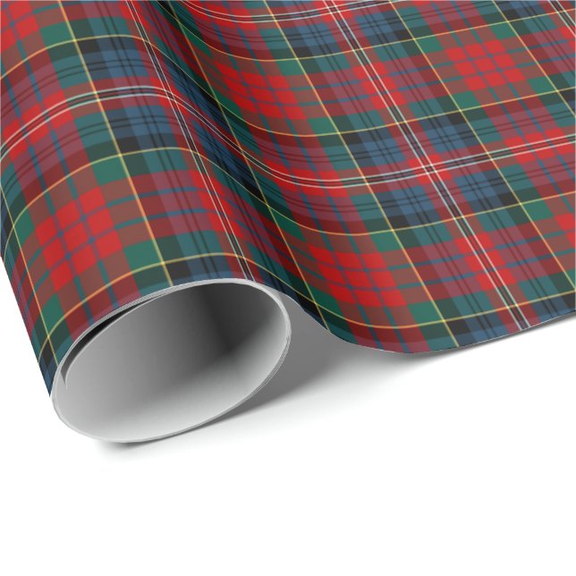MacPherson Clan Tartan Wrapping Paper (Roll Corner)