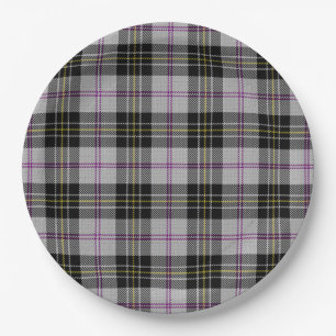 MacPherson Dress Tartan Paper Plate