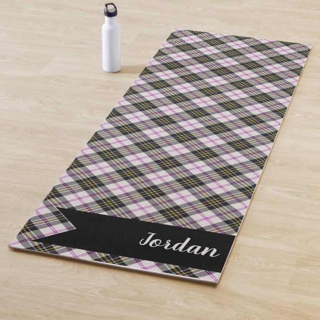 MacPherson Dress Tartan Plaid Pattern Yoga Mat (In Situ)