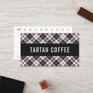 MacPherson Dress Tartan Punchcard Loyalty Card