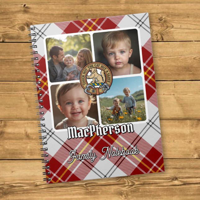 MacPherson Family Photo Collage Notebook (Creator Uploaded)