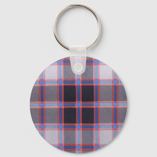 MACPHERSON HUNTING TARTAN KEY RING (Front)