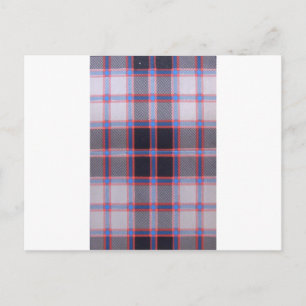 MACPHERSON HUNTING TARTAN POSTCARD