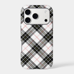MacPherson tartan black white plaid