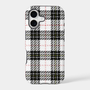 MacPherson tartan black white plaid