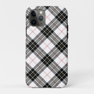 MacPherson tartan black white plaid iPhone 11 Pro Case
