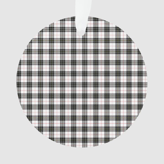 MacPherson Tartan Ornament (Front)