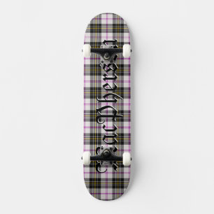 MacPherson Tartan Scottish Plaid Pattern Skateboard