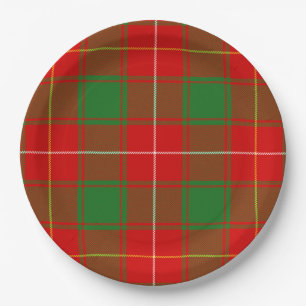MacPhie Macfie Scottish Clan Tartan Plaid Paper Plate
