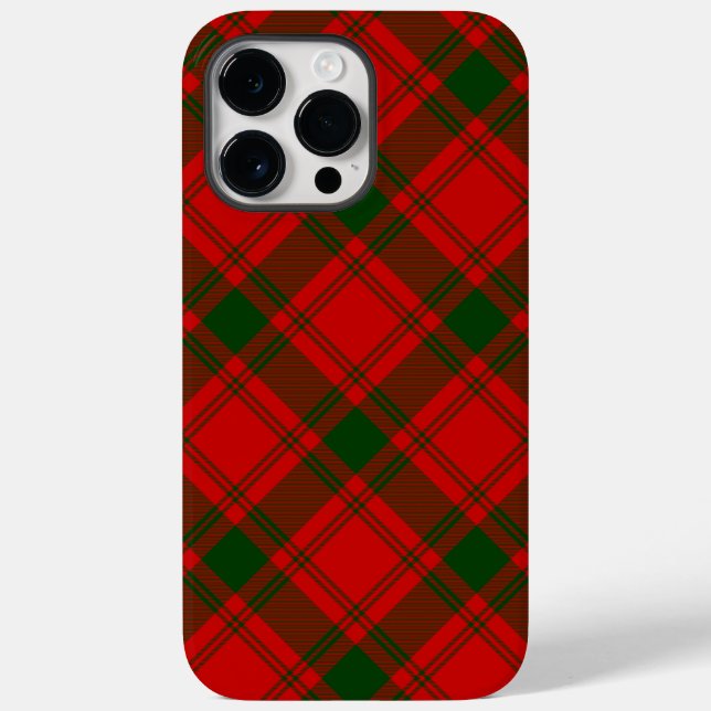 MacQuarrie tartan red green plaid Case-Mate iPhone Case (Back)